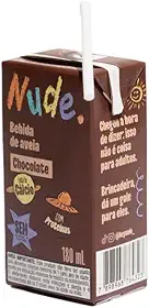 Leite Vegetal de Aveia Kids Chocolate Nude 180ml