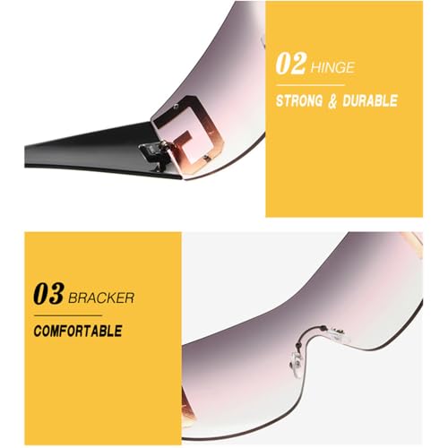 Square Business Casual Men's Sunglasses Outdoor Sports Driving Sunglasses (Color : 5, Size : 1)2