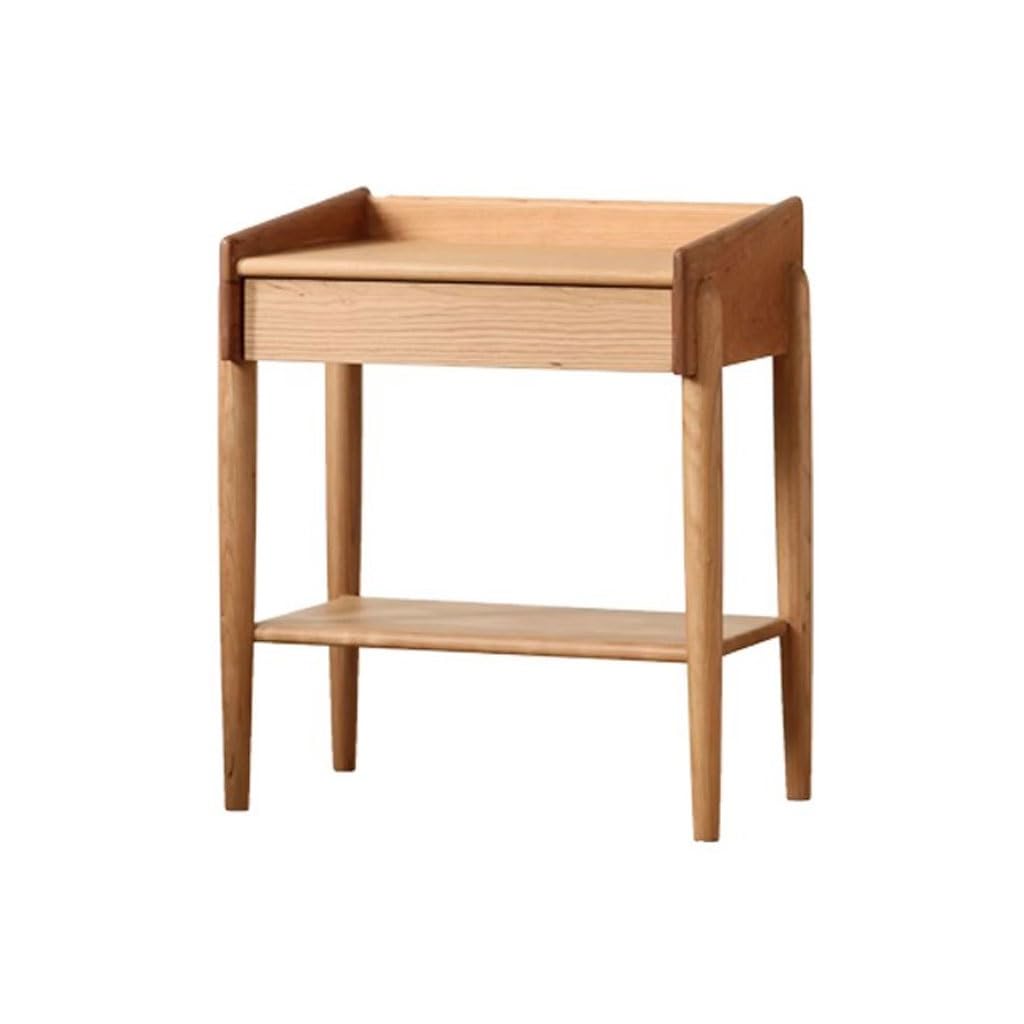 BHGFYXBS Side Tables Bedroom Furniture Nordic Simple Solid Wood Home Bedside Table Bedroom Storage Cabinet Small Apartment Bedside Tables