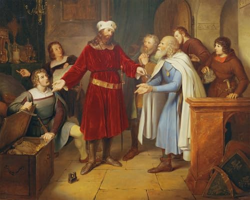 Lienzo decorativo de salón Leopold Von Babenberg cuadro histórico para pasillo