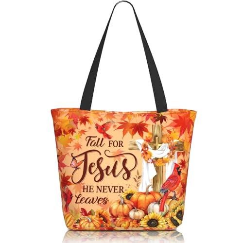 Bible Tote Bags For Women Christian Tote Bags For Women Religious Shoulder Bag Scripture Reusable Grocery Bag