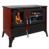 365® Cook Smart red enameled kitchen stove 8 kW cast iron A+
