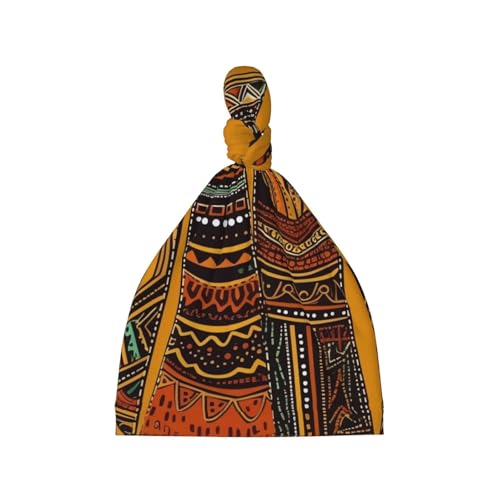 Baby Newborn Hats Top Knot Stretchy Soft Knot Beanie Hats Creative African Culture Baby Girls Boys Caps 0-6 Months Black