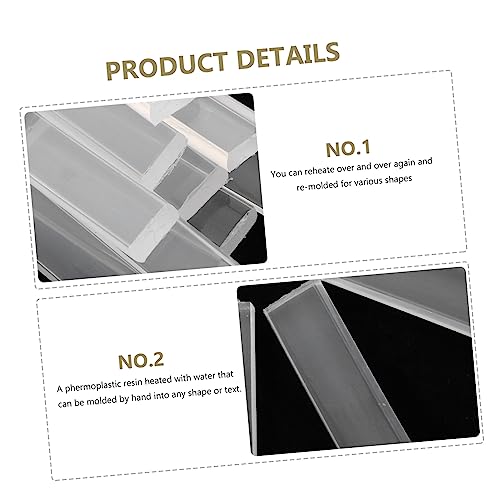 HAPINARY 1bag DIY Moldable Thermoplastic Pellets Reusable Polymorphs for Crafts Repairs and Cosplay Accessories Versatile Thermoplastic Beads for Creative Projects and Artistic Use - Thumbnail 4