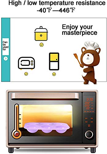 image for ywduoying Medium Semi Sphere Silicone Mold, 3 Packs Baking Mold for Ma