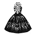Produktbild Gothic Röcke Damen Punk Minirock Frauen Fashion Black Mysterious Okkulten Hexerei Symbol Steampunk Mini Kleider Plissee A Line Rock Streetwear Retro Cosplay Kostüm Karneval Party
