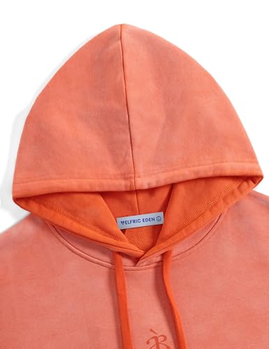Aelfric Eden Essential Hoodies For Men Acid Wash Gradient Oversized Heavyweight Cotton Plain Hooded Sweatshirt Unisex