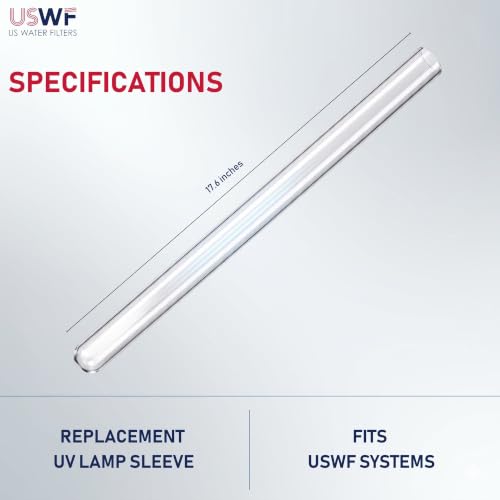 Repuesto de manga de cuarzo RQ420 para sistemas USWF 4C151, 4CR1 y 4CR2 miniatura 2