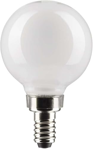 Satco Bombilla LED 21812-4.5G16.5/LED/WH/927/120V/E12/2 Globe (S21812) G16 5 Globe