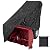 Snow Thrower Cover Snow Blower Cover 33*58*52 Inch Snowblower Cover with Drawstring and Fixed Buckle Universal Snow Thrower Cover with Storage Bag for All Weather Snow Blower Protection
