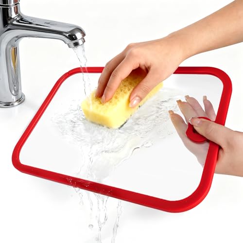 Set de 2 tablas de cortar de vidrio templado miniatura 5