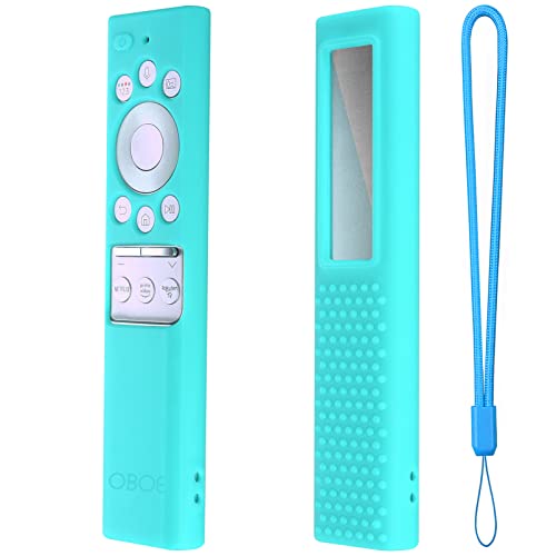Image of OBOE Silicone Remote Cover for Samsung BN59-01311 QLED TV Remote, Mint Green
