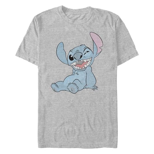 T-Shirt Disney coupe ample confort homme 3XL gris chiné