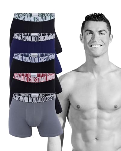CR7 Boxershorts Herren Baumwolle 5er-Pack Cristiano Ronaldo Unterhosen