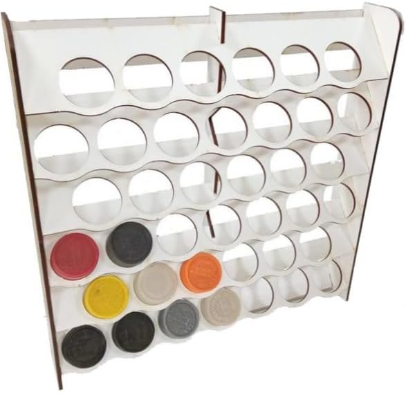 Wall Module for 39 containers with a Diameter of 35 mm Scale: Universal Material – HDF 3 mm LMG WOH-1223