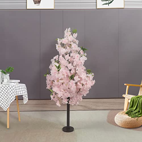 Zmhlhyjy Artificial Cherry Tree Artificial Plant Artificial Ttree For Indoor And Outdoor Wishing Tree Family Garden Office Party Wedding Hotel (24 Inch High Light Pink) #TOP6