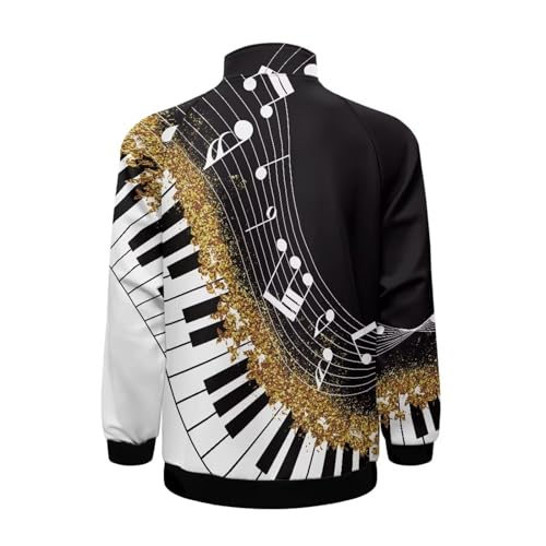 Image of Men's Lightweight Jackets Casual Full Zip Fleece Jacket Men Coats Fashion Long Sleeve Sweatshirt