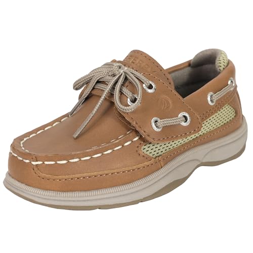 Sperry Men's Lanyard (Toddler) Dark Tan 9 Medium Toddler