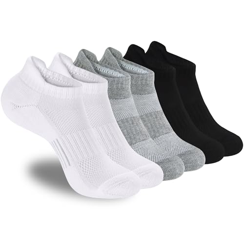 Image of ATBITER Women's Ankle Socks Cushioned Running Athletic No Show Socks-6Pairs | Ladies Low Cut Short Workout Gym Socks With Tab Non Slip for Yoga Pilates Casual Dress Flats Sneaker Shoe Size 6-8 /8-10 /10-12
