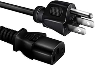 PwrON 5ft/1.5m UL Listed AC in Power Cord Cable Outlet Socket Plug Lead for Wasabi Mango UHD490 Real 4K HDMI 2.0 49 LG AH-IPS UHD DP Perfect Pixel Monitor