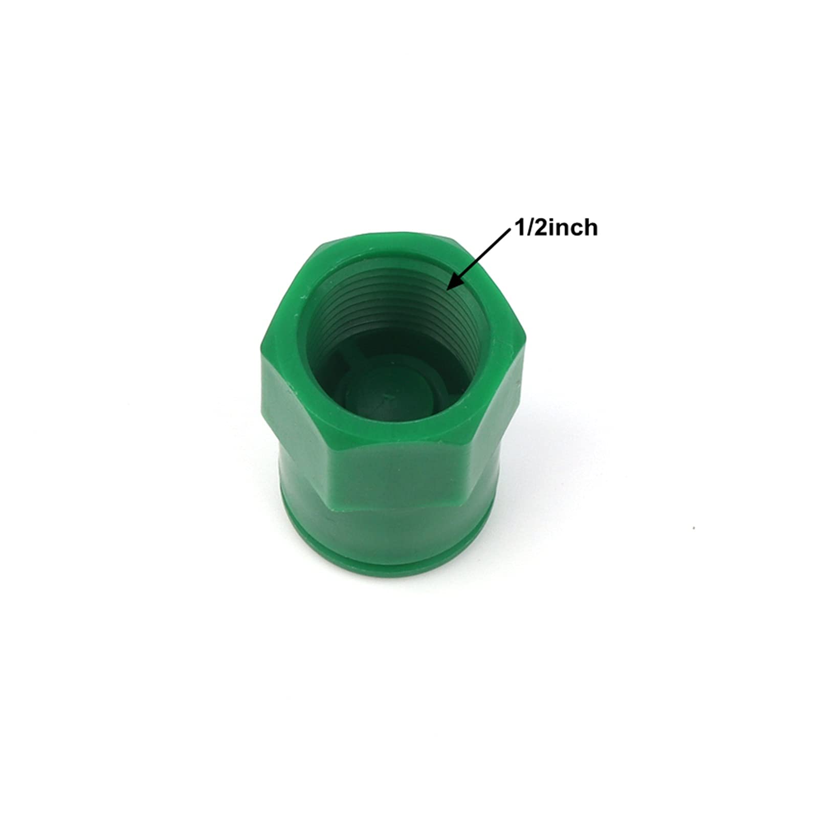 Parti di pipeline per irrigazione da giardino Ugelli centrifughi filo interno 1-100 1/2 pollici, ugelli di atomizzazione in plastica regolabili verdi, utilizzati for la micro-irrigazione del giardino