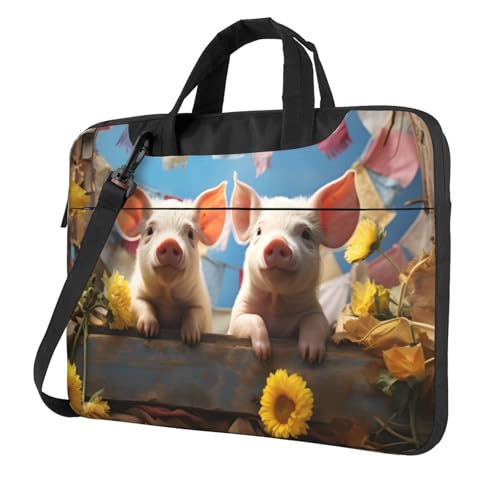 Entemne Bolsa para laptop de 13 pulgadas, funda ligera y resistente al agua para ordenador o tableta, maletín, multicolor, 14 inch