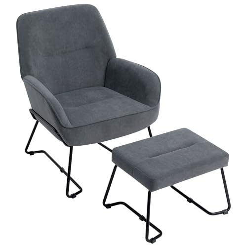 HollyHOME Sillon con Reposapies Salon Silla