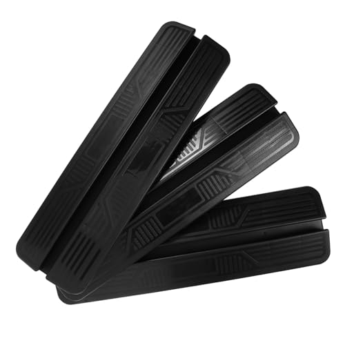 EPIGEIST Recinto per Cani 3 Pezzi in Pp Nero Rampa Antiscivolo e Facile Installazione, per Protezione Porte e Uso Domestico per Cani e Animali Domestici