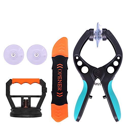 Phone Repair Tools LCD Screen Opening Pliers Suction Cup Kit Spudger Disassembly Tools Set for iPhone Samsung Huawei xiaomi LCD Screen Pry Opening Tools, 3Pcs