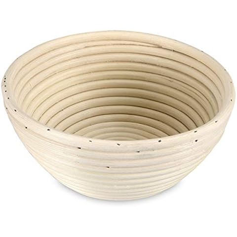 Städter Rattan Round Wooden Bowl 17 cm Cover