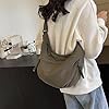 FTEAEYJLH Leichte Umhängetasche Aus Nylon Für Damen – Modische Umhängetasche Mit Mehreren Taschen Für Unterwegs (Gray) #2