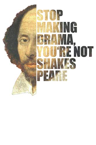 Stop Making Drama: Notebook College ruled / lined Journal, 120 Pages, 6 x 9 inches