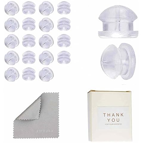 RMFC 200 PCS Cord Locks Silicone Toggles for Drawstrings Elastic Cord - Adjustable Stopper Connectors Round Elastic Anti Slip Soft Rope Cord Locks Buckles (100pcs White + 100pcs Black) (100 PCS) Cover