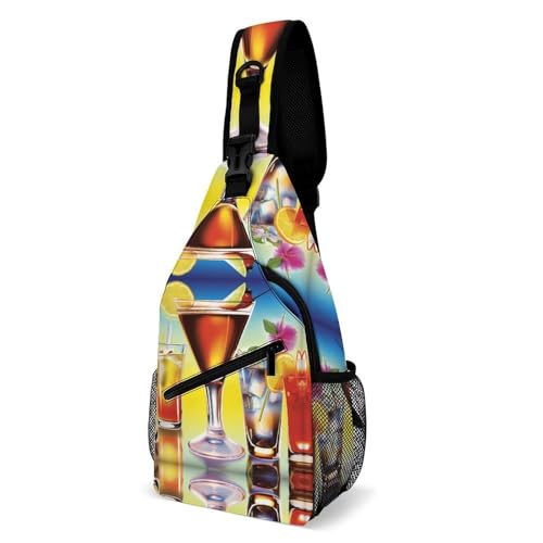 Mochila tipo bandolera deportiva urbana casual para adultos