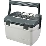 STANLEY(スタンレー) クーラーボックス 6.6L ホワイト 保冷 長時間 小型 頑丈 座れる アウトドア キャンプ レジャー 保証 (日本正規品)