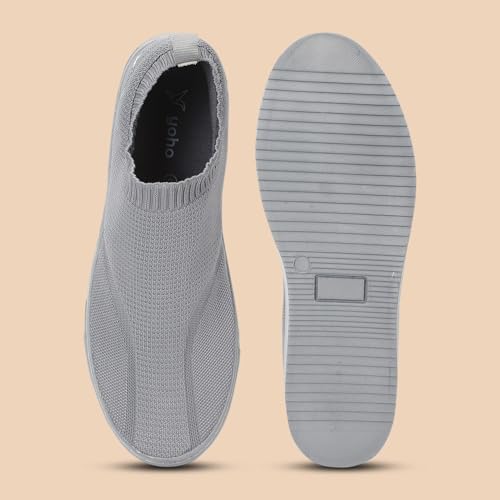 Image of YOHO Men's Freestep Spacious And Casual Slip On Shoes | Comfortable For Long Hours Of Walking | Outperforms Memory Foam | Arch Support Insole