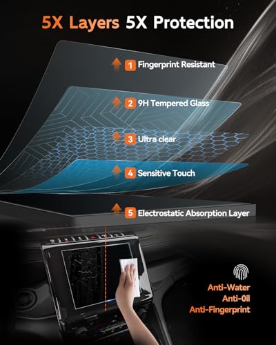 Écran tactile Jeep Grand Cherokee protégé contre les rayures - 6
