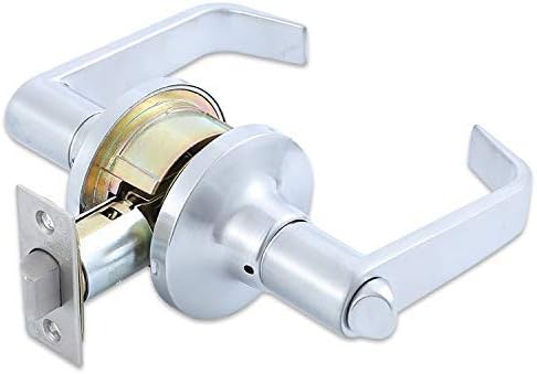 HERMES HARDWARE Grade 2 Commercial Light Duty Door Lever Lock Set, Entry/ Keyed Function, UL Fire Rated 3h
