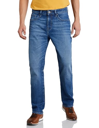 Image of Symbol Premium Men's Cotton Stretch Jeans (Regular Fit)