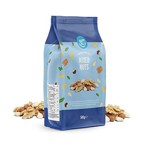 Marca Amazon - Happy Belly Mezcla de frutos secos, 500 g (Paquete de 1) Cover