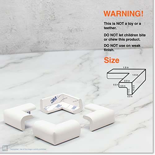 image for Roving Cove Slim-Fit Corner Protector for Baby Proofing (8 Small Corne