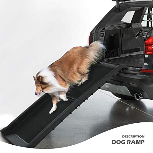 Folding Dog Ramp Large Portable Lightweight Dog and Cat Ramp Car Trunk SUV