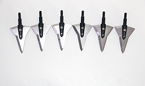Zzuus 3Pcs/6Pcs/12Pcs Aircraft Broadheads 125Grain Triangle Arrowheads Archery Hunting Arrowheads Hunting Shooting Compound Bow Arrows Recurve Bow Arrows And Crossbow Hunting And Target (3Pcs) #TOP11