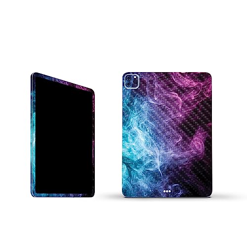 Image of MightySkins Carbon Fiber Skin Compatible with Apple iPad Pro 11 inch M2 4th Gen (2022) Full Wrap Kit - Mystic Smoke | Protective, Durable Textured Carbon Fiber Finish | Easy to Apply | Made in The USA