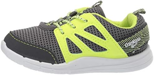 OshKosh B'Gosh Baby-Boy's Sahara Mesh Slip-on Athletic Sneaker, Charcoal, 4 M US Toddler | Image 7