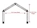 BLACK TRUSS ARCH KIT 10.5FT Height Mobile Portable DJ Lighting System Metal Arch