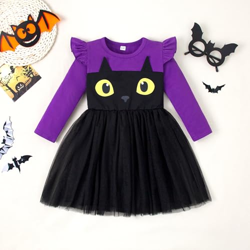LYSMuch Toddler Girl Long Sleeve Tulle Dress Tutu Baby Dresses Kid Holiday Clothes2