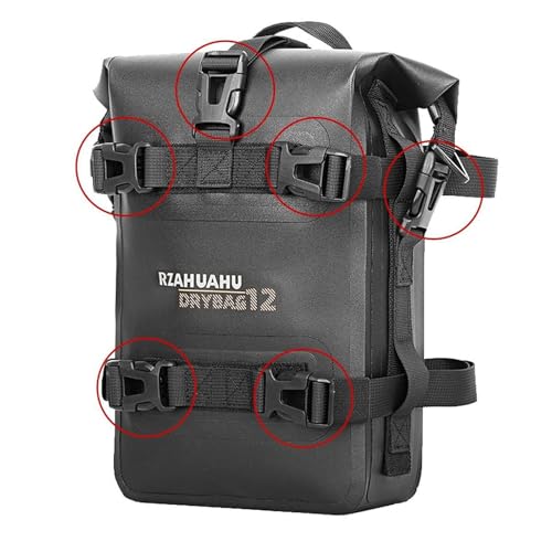 JicSuXi Bolsa para Quadro Lateral de Motocicleta Bolsa de Bagagem para Motocicleta Moto ATV Banco Tr