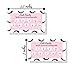 BELOEN Lash Extension Loyalty Punch Cards 10% and Free | Package of 50 | False Lash, Pink Size 3.5 x 2