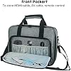Boczif Projector Case, Portable Storage Travel Case with Laptop Compartment & Adjustable Shoulder Strap for Mini Projector and Accessories